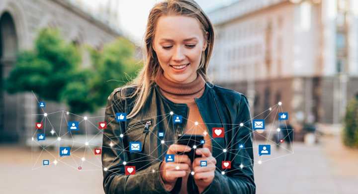 social media for connections