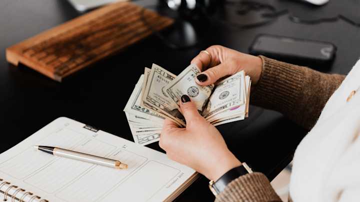 counting cash
