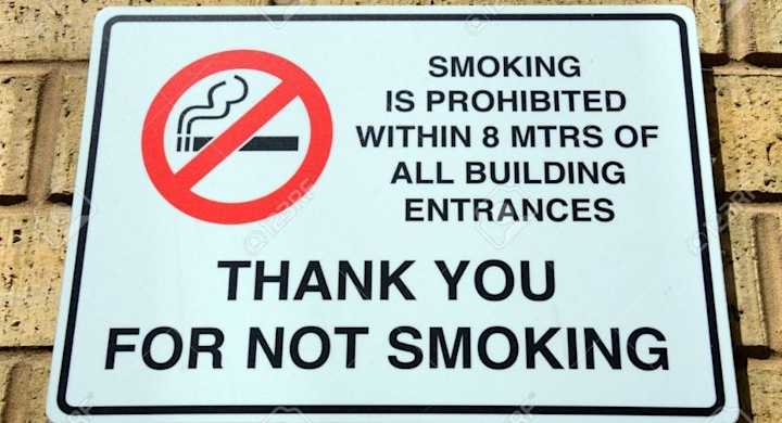 Smoking rules are much stricter