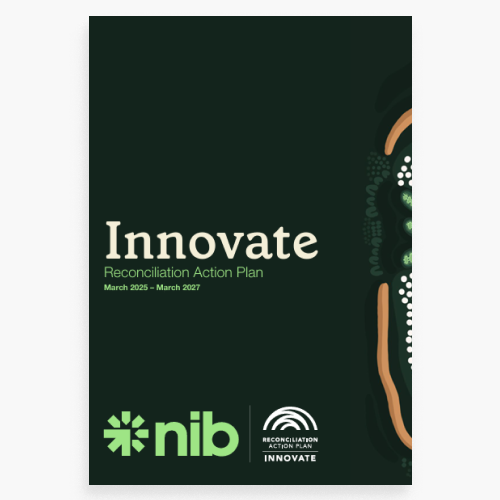 Screenshot of the cover of Innovate Reconciliation Action Plan