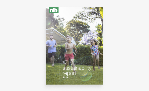 2021 Sustainability Report cover