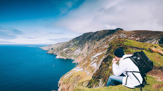 Traveller overseas in Ireland