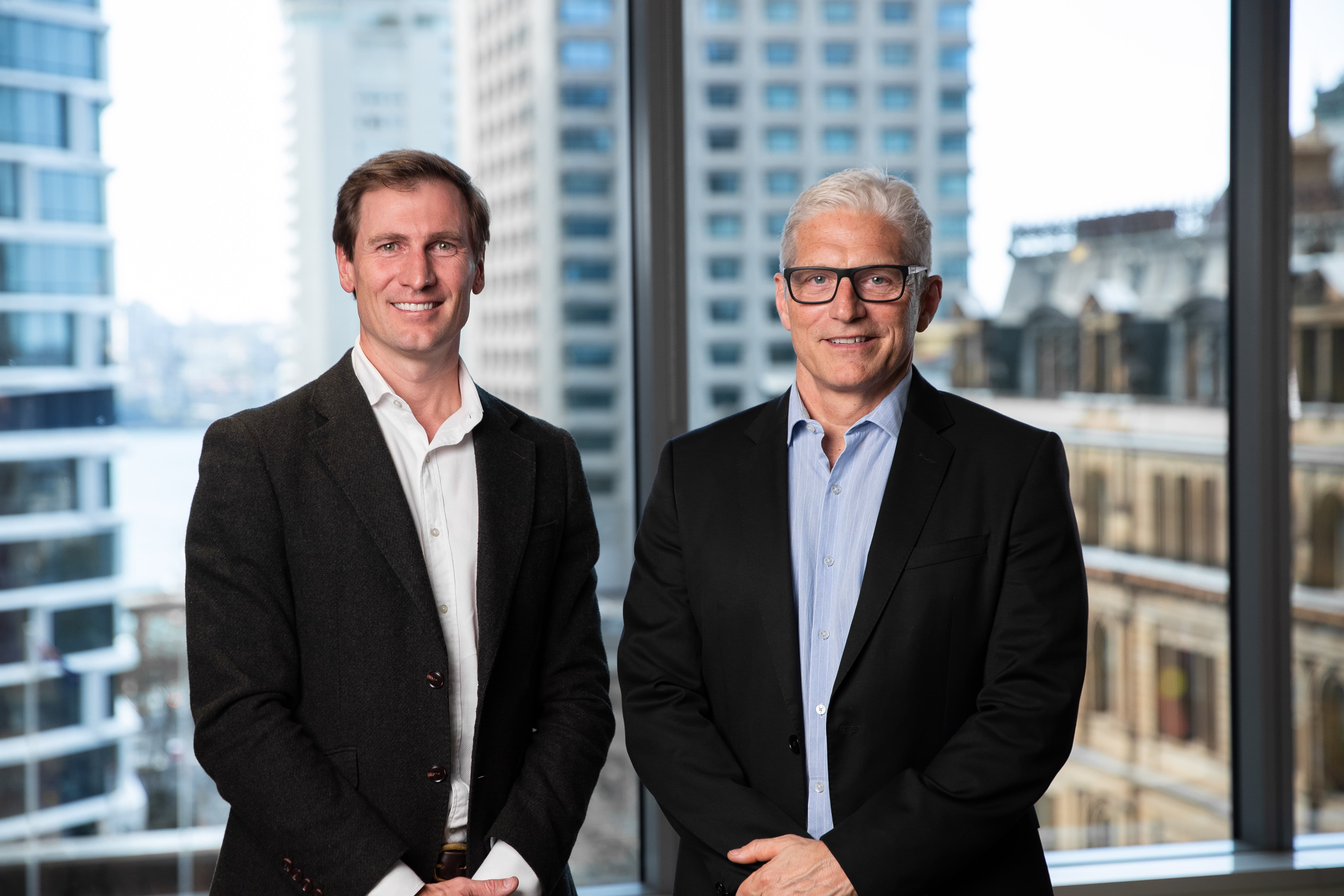 Ed Close CEO nib Group, Anthony Brown CEO NobleOak