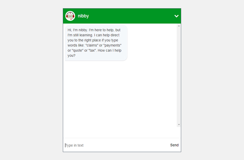 nib chatbot helping members