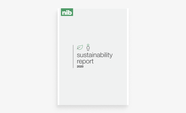 2020 Sustainability Report cover