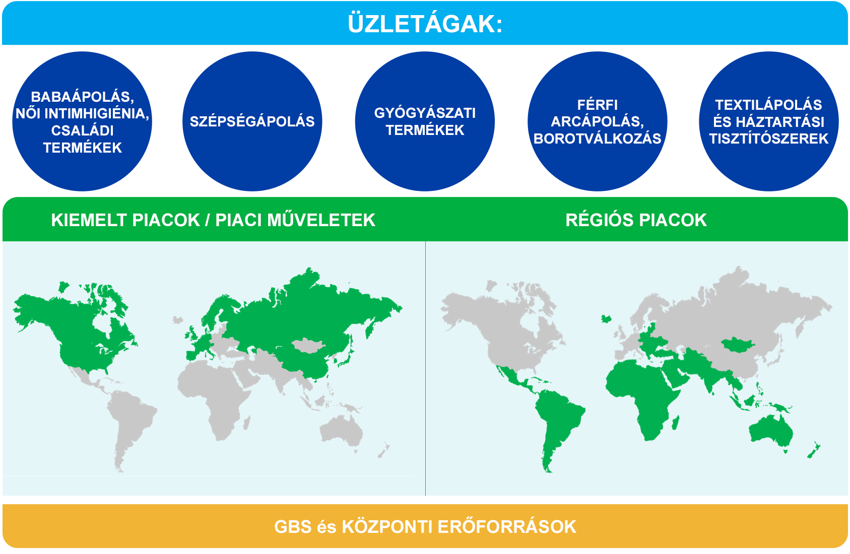 P&G Corporal structure