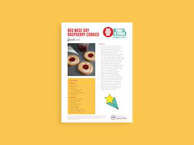 Red Nose Day 2022 Raspberry Cookie Recipe