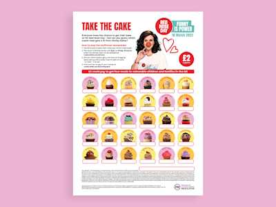 Red Nose Day 2022 schools sweepstake poster