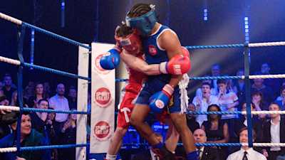 Celebrity boxing for Sport Relief 2008