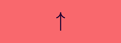 Arrow pointing up