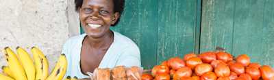Women selling tomatoes