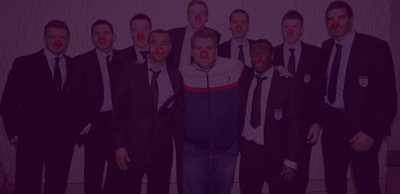 James Corden and the England Football Team