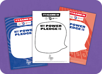 Wearable Back Signs for Commonwealth games