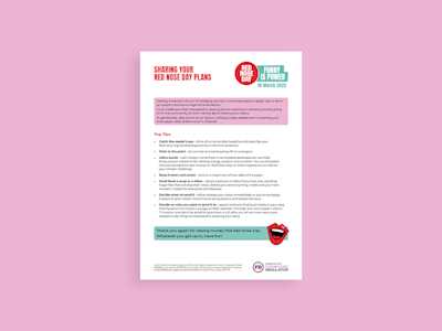 Tips for contacting media for Red Nose Day 2022