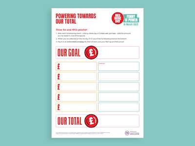 Red Nose Day 2022 Schools Totaliser Poster