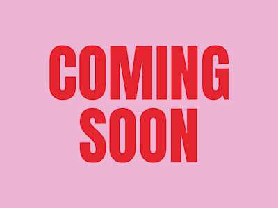 Coming soon - pink and red