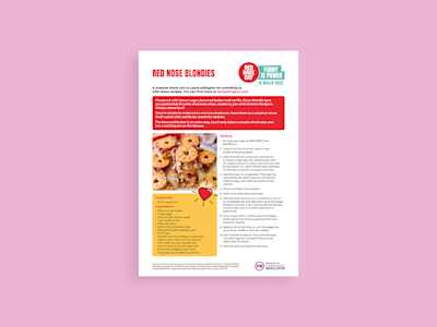 Red Nose Day 2022 Blondie recipe