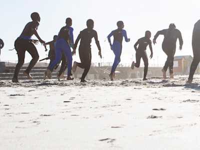 People on a beach
