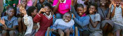 A group of young people in Africa