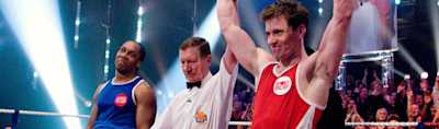 Celebrity boxing for Sport Relief