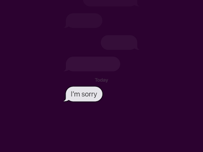 I'm sorry