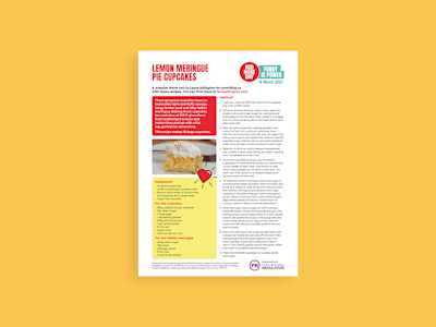 Red Nose Day 2022 Laura Adlington's Lemon Meringue Pie Cupcakes