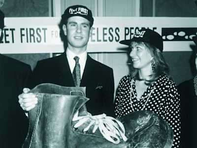 Prince Edward launching Feet First for Homeless People