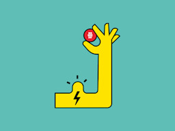 A cartoon arm flexing.