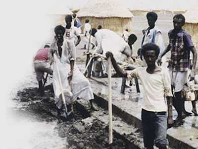 Safawa refugee camp in Sudan