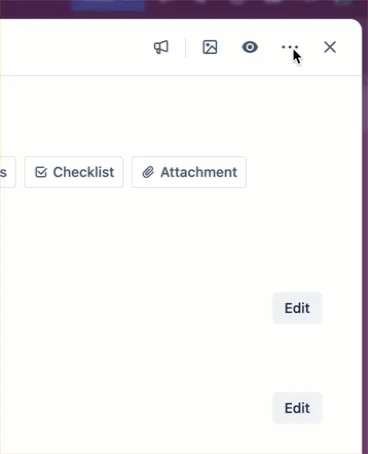 Quick demonstration of how to quickly delete a card after archiving it