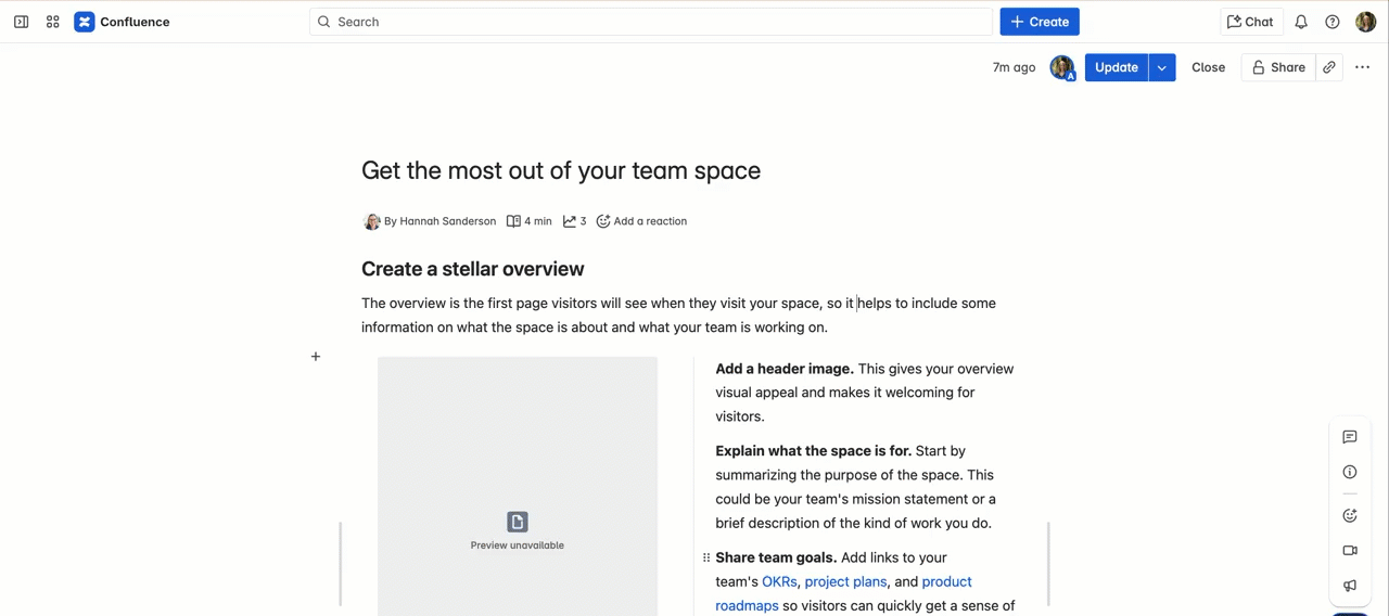If enabled by the space admin, you can add your own custom statuses to a page while editing.