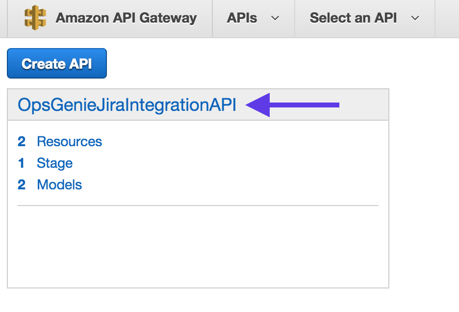 An image showing where to create api for Jira integration.