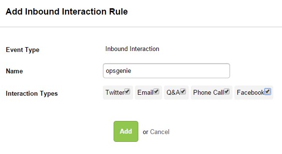 Desk.com add inbound interaction rule