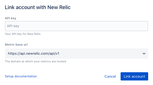 How to link account in New Relic