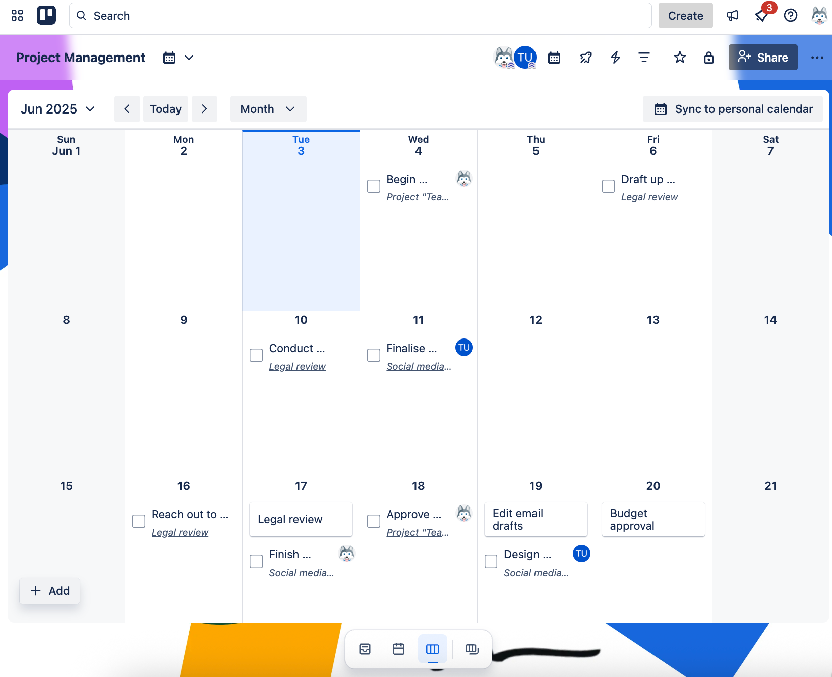 screenshot_ChecklistDueDateCalendar