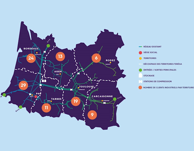 Carte réseau Teréga