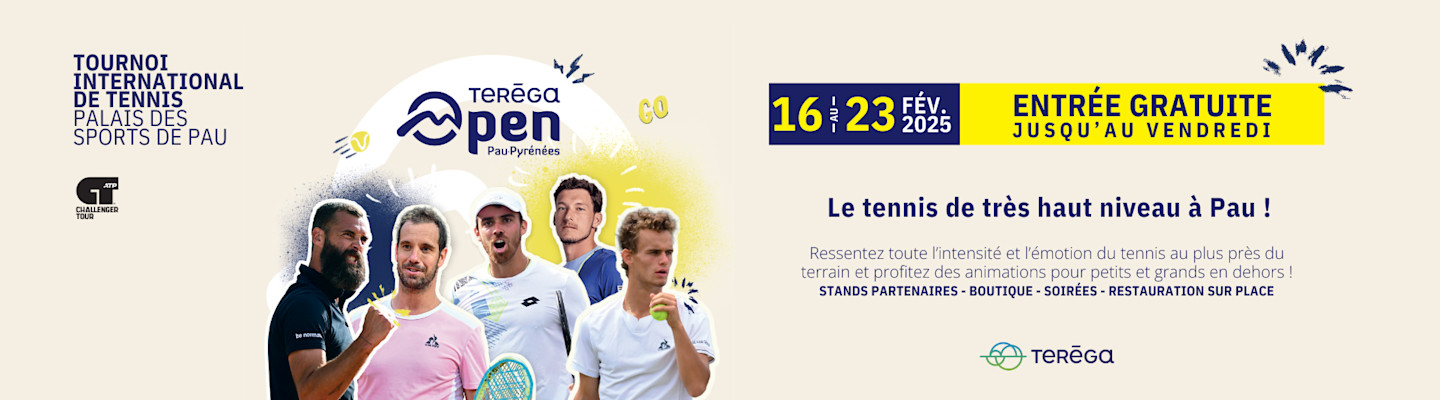 The Teréga Open Pau-Pyrénées: an event at the heart of our territory.