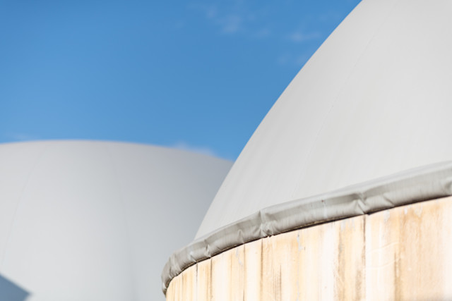 Digester of an agricultural methanisation unit
