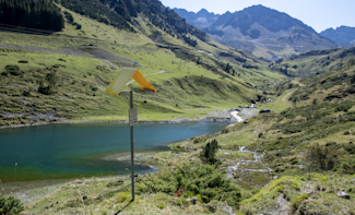 Balise de gaz au Tourmalet sur le Territoire de Tarbes dans les Pyrénées