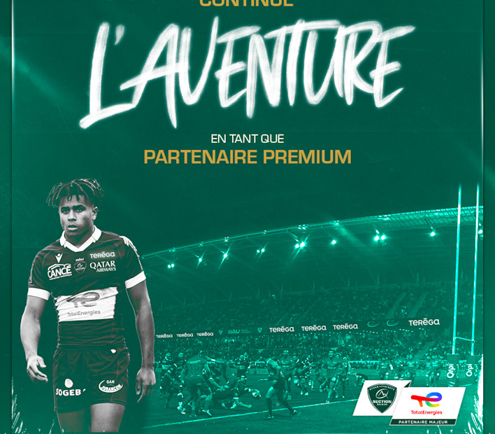 Teréga partenaire premium de la Section Paloise Béarn Pyrénées