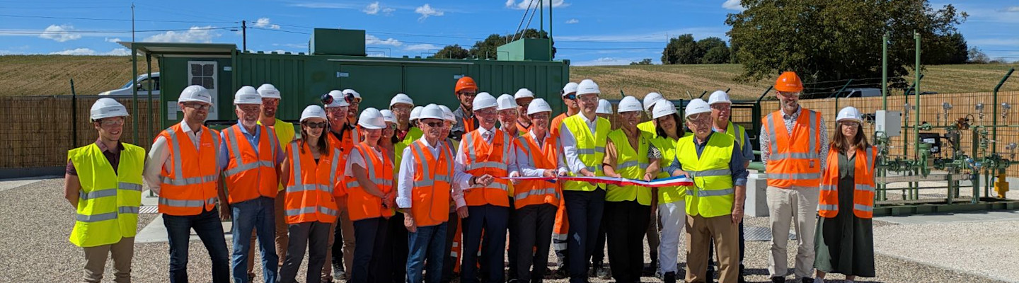 TEREGA et GRDF inaugurent un nouveau poste de rebours biométhane