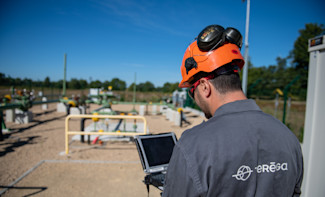 Technicien de maintenance sur un poste de sectionnement Teréga