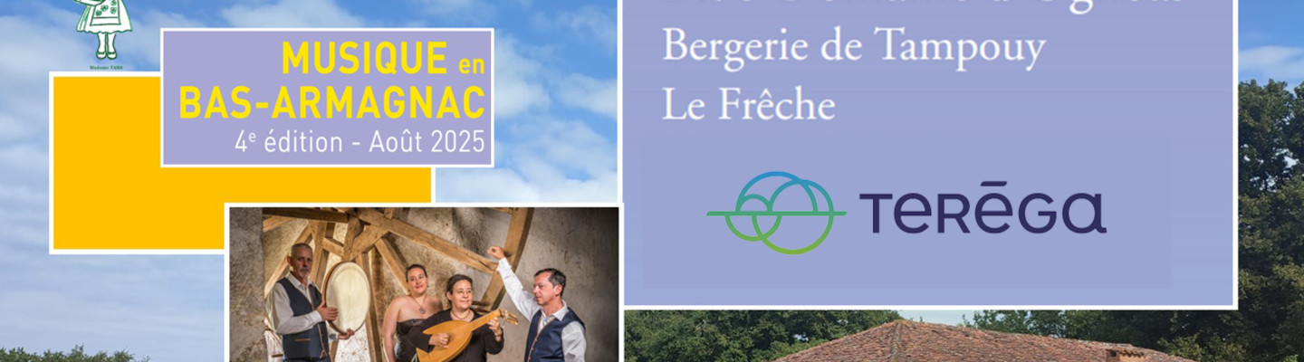 Teréga au festival de musique en Bas Armagnac