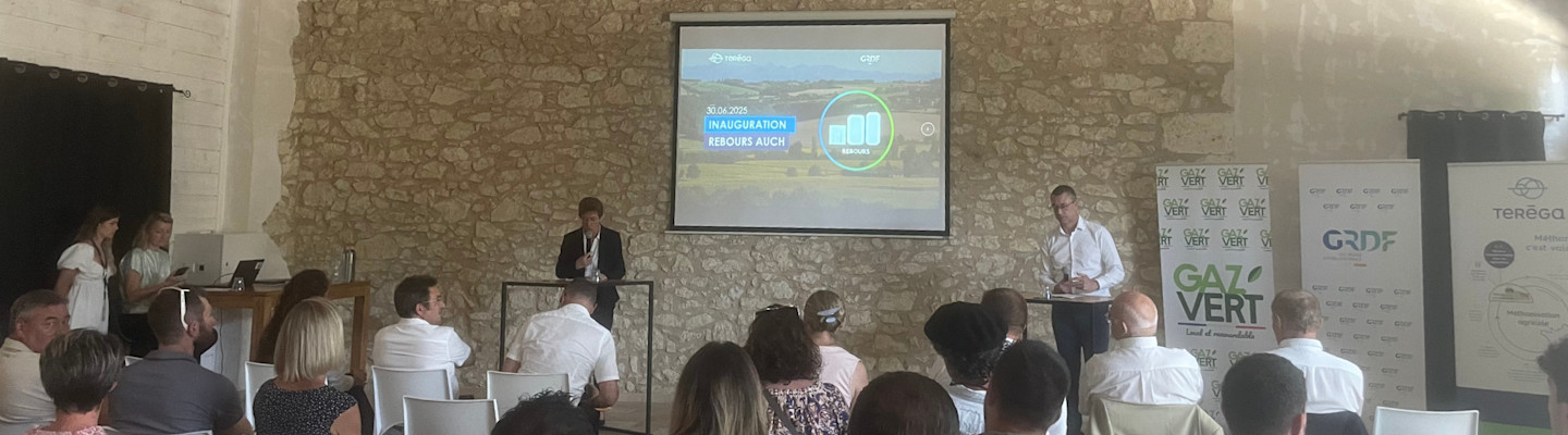 TEREGA and GRDF inaugurate the first injection station in Occitanie
