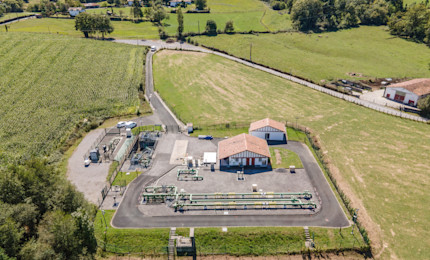 Poste international de livraison de gaz Teréga France-Espagne