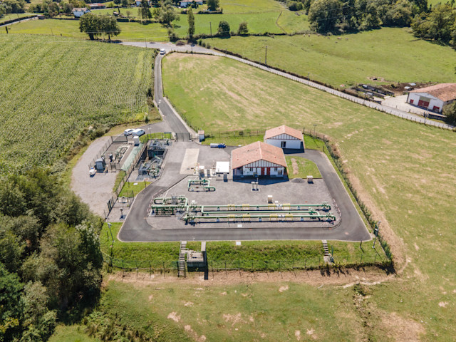 Poste international de livraison de gaz Teréga France-Espagne