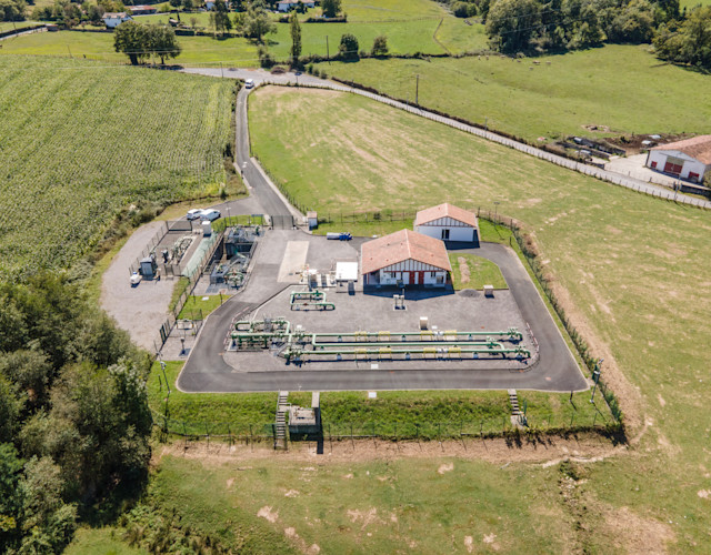 Poste international de livraison de gaz Teréga France-Espagne