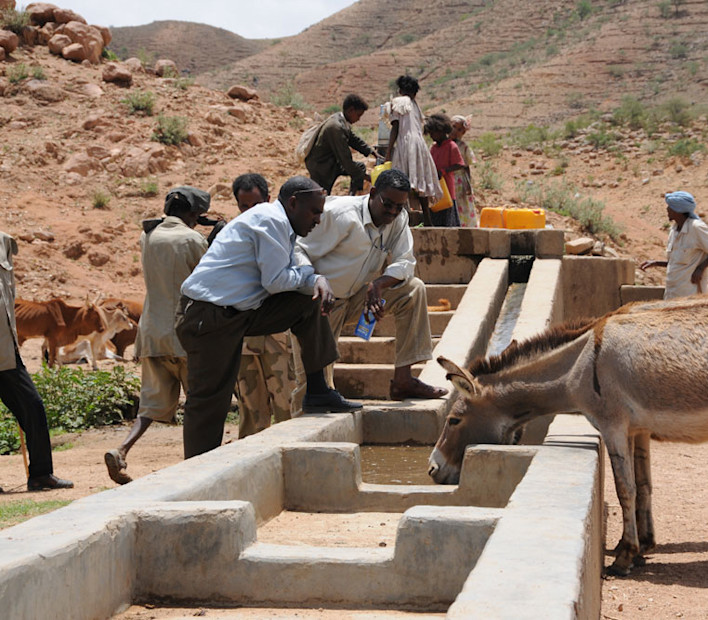 Well restored through the Clean Water project in Eritrea