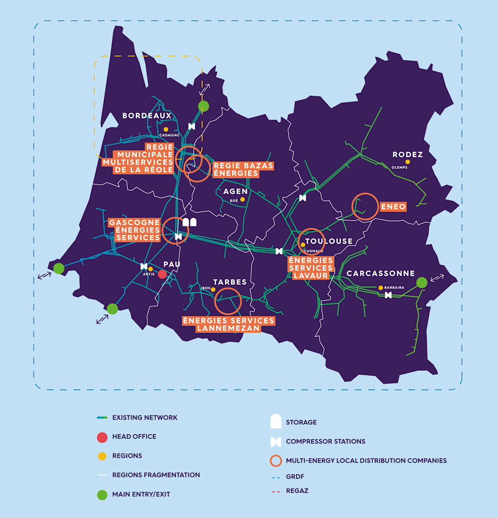 Terega network for distributors