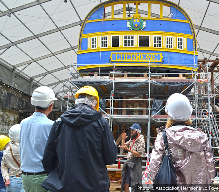 Travaux de l'Hermione La Fayette
